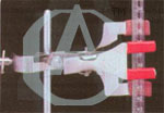 Clamp Burrete Single - Metal, Chrome Plated | Die-Pressed, Boss Head Mount, Secure Grip