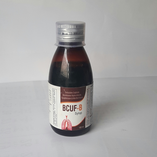 Terbutaline Sulphate 1.25 mg. + Guaiphenesin 50 mg. +Bromhexine 2 mg. + Menthol 0.5 mg.
