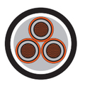20 KV XLPE Three Core Cable