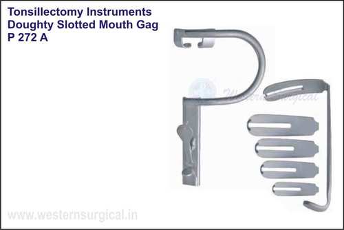 Doughty Slotted Mouth Gag With 4 Tongue Plates