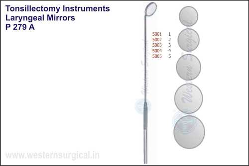 Laryngeal Mirrors Without Handle