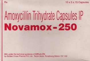 Novamox 250 Mg Capsules