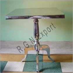 Brown Aluminium Dining Table