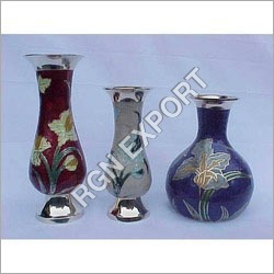 Multi-Color Brass Vases