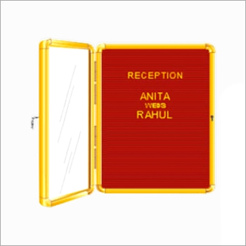 Acrylic Covered Felt Grooved Board