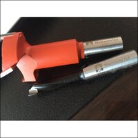Silver And Brown Router Bit