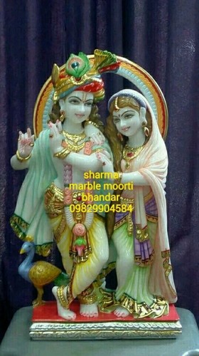 Marble Radha Govind Statue