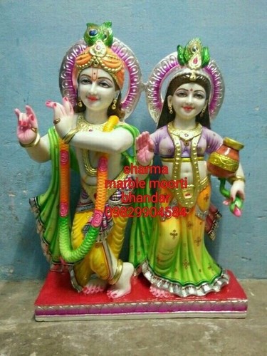 Marble Radha Krishan Statue