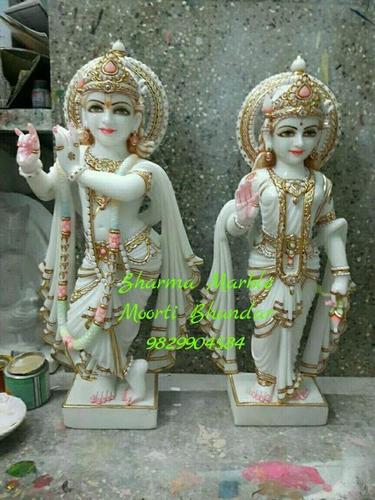 Marble Radhey Krishna Statue