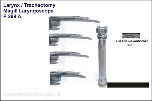 Magill Laryngoscope With Blades By WESTERN SURGICAL