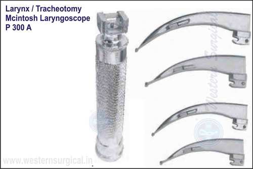 Mc Intosh Laryngoscope With Blades