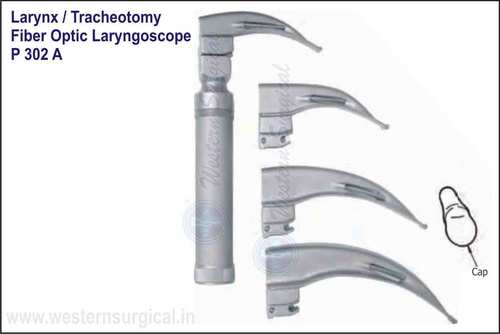 Fiber Optic Laryngoscope Set Of 3