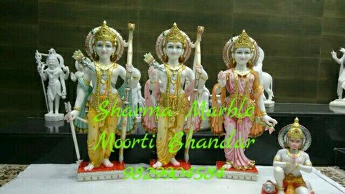 Lord Ram Darbar Marble Statue