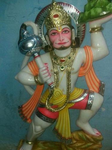 Marble Bajrang Bali Statue