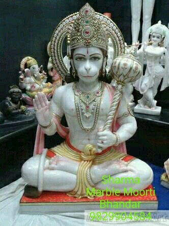 Marble Hanuman Ji Moorti