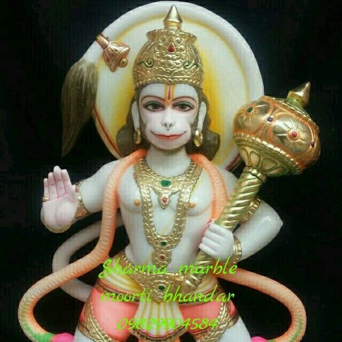Marble Hanuman Statue
