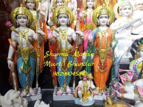 Marble Ram Sita Statue