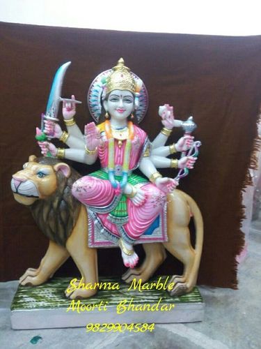 Marble Santoshi Ma Statue