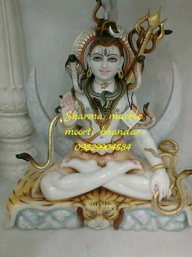 Marble Shiv Shankar Statue