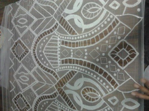 Bridal Beaded Fabric