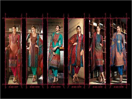 Omtex cotton satin Suits