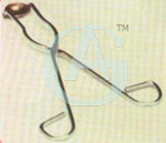 Mercury Tong - Nickel Plated Steel, 20cms, Silver | Precise Rounded Grip, Durable, Easy Cleanup