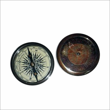 Brass Compass - Brass, 2 Inch Diameter, Polished Finish | Magnetic Needle, Accurate Readings, Classic Style