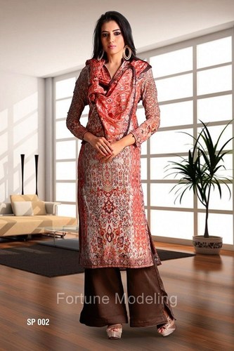 Stylish Ladies Kurtis - Cotton Silk, Mixed Color Printed Design | 3/4th & Full Sleeves, Suitable for Summer & Winter