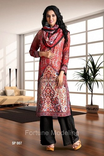 Pink Fancy Women Kurtis