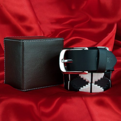 DESIGNER LEATHER BELT -EMBROIDERY
