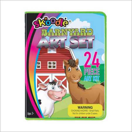 24 Piece Barnyard Art Sets