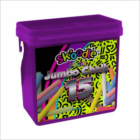 15 Jumbo Chalk In Resueable Bucket
