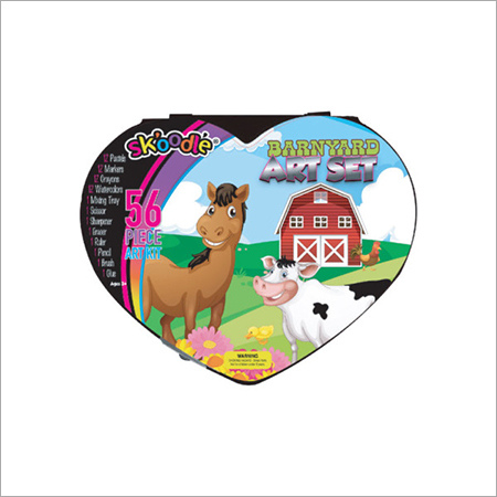 56 Piece Barnyard Art Sets