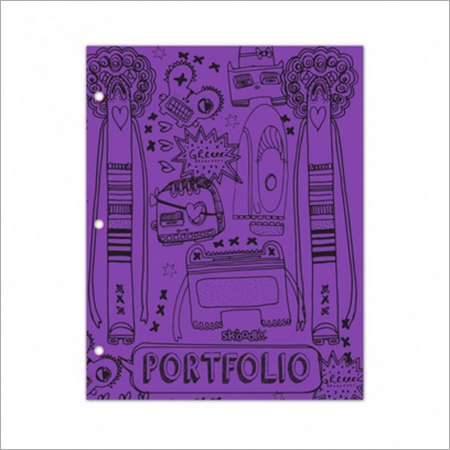 Purple Two Pocket, Three Ring Folder Purple Two Pocket, Three Ring Folder