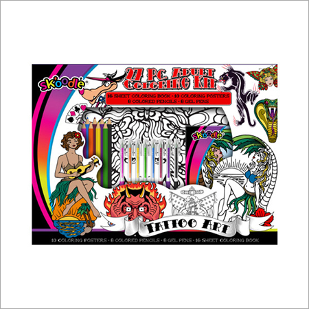 Tatto 27pc Adult Coloring Kit Tatto 27pc Adult Coloring Kit