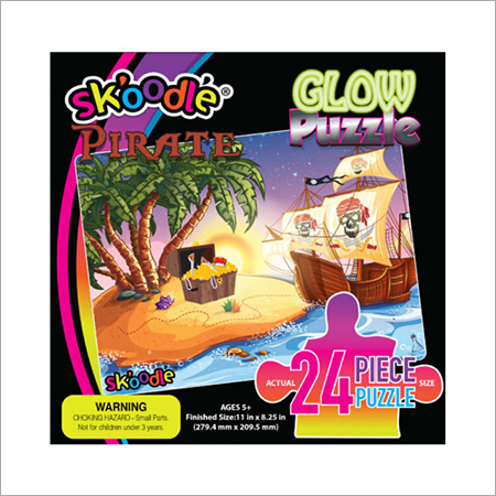 24 Piece Pirate Glow Puzzles