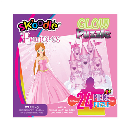 24 Piece Princess Glow Puzzles