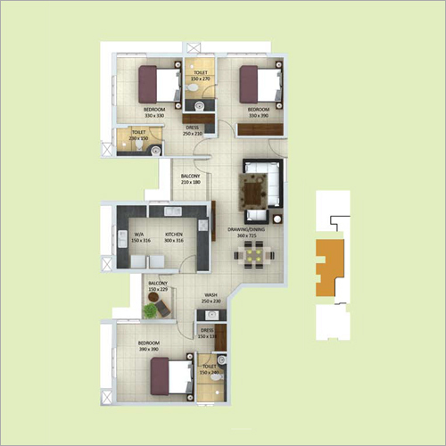 3 BHK RESIDENTIAL FLATS FOR SALE IN MAVELIKARA By ESAR BUILDERS AND DEVELOPERS
