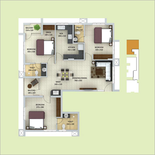 3 BHK LUXURY FLATS FOR SALE IN MAVELIKARA