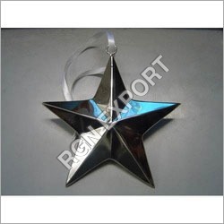 Black And Silver Steel Hanging Star