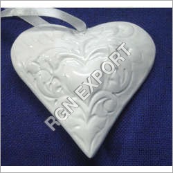 White Metal Decorative Heart