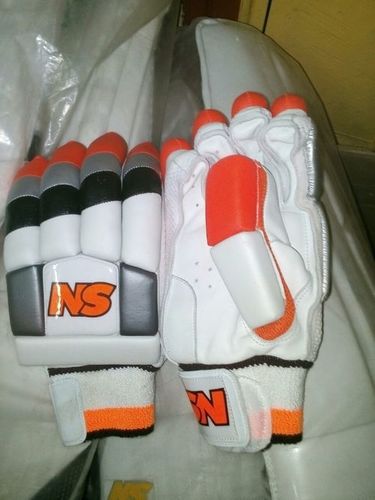 Batting Gloves Limited Edition Two - Leather PU, Adult Size, White | Impact Protection, Superior Grip, Lightweight Design