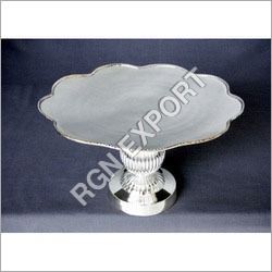 Aluminium Silver Plated Cake Stand Design: Modern