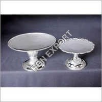Brass Silver Cake Stand