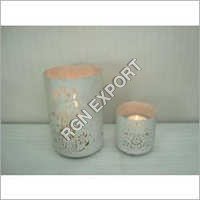 Iron Hurricane Candle Holder