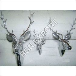 Aluminium Stag Head