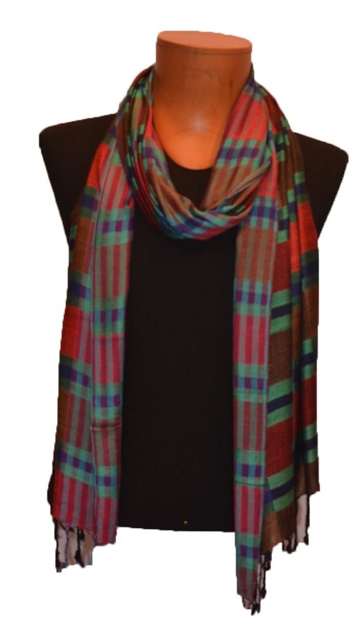 Viscose Check Fashion Scarf