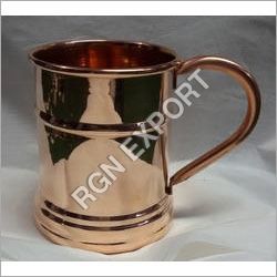 16Oz Bpa Free Solid Copper Moscow Mule Mug Size: Medium