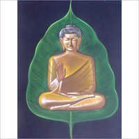 Buddha on a leaf Painting
