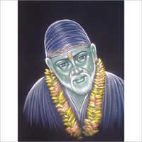 Blue Sai Baba Painting